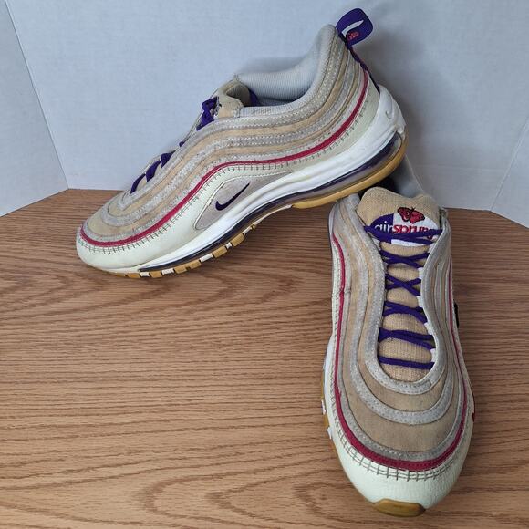 Nike Air Max 97 SE Air Sprung Sesame Electro Purple DH4759-200 Mens Size 13 main image 8